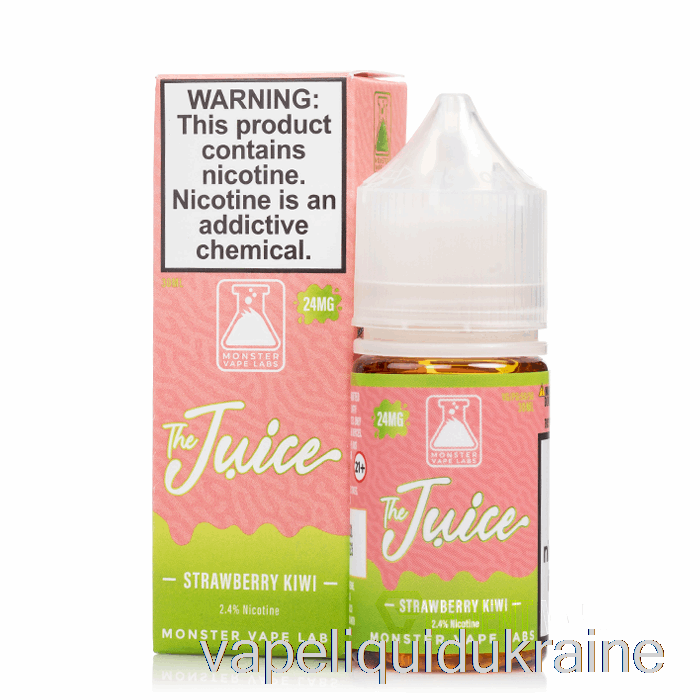 Vape Liquid Ukraine Strawberry Kiwi - The Juice Salts - 30mL 24mg
